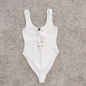 Forever 21 Lace Up Bodysuit
